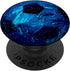 Galaxy Soccerball Blue Cool Sport Art, Football Player Gift PopSockets Standard PopGrip