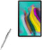 BoxWave Stylus Pen for Samsung Galaxy Tab S5e LTE - FineTouch Capacitive Stylus, Super Precise Metallic Silver Pen