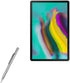 BoxWave Stylus Pen for Samsung Galaxy Tab S5e LTE - FineTouch Capacitive Stylus, Super Precise Metallic Silver Pen