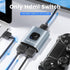 SCSXGO 4k@60hz 2 1 PS5/4/3 HDMI Switch Splitter, Aluminum Bidirectional HDMI Switcher in Out, Manual HDMI Hub Supports