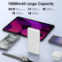POTENIGO 10000mAh Slimmer Pack 5V/3A Power Bank Portable Charger, Battery with USB C Input & Output, Travel Essentials