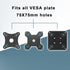 Universal Monitor VESA Mount Adapter for Non-VESA 13-27 inch Monitors Tablets iPad Bracket Kit
