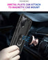 for Samsung Galaxy S20 FE Case with Screen Protector, Military Grade 16ft Drop Tested Cover, Black
