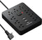 Power Strip Surge Protector with 9 Outlets, 3 USB Ports, Fireproof Desktop Charging Station, 5 ft Long Extension Cords,