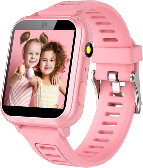 Smart Watch for Kids - Gift for Girls Age 5-12 - 1.54" Touch Screen Watch with HD Camera, 24 Games, Music, Pedometer