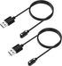 TiMOVO Smart Watch Charger, Magnetic USB Charging Cable for YAMAY VeryFitPro SW021, SW01, Willful SW023, SW025, Black