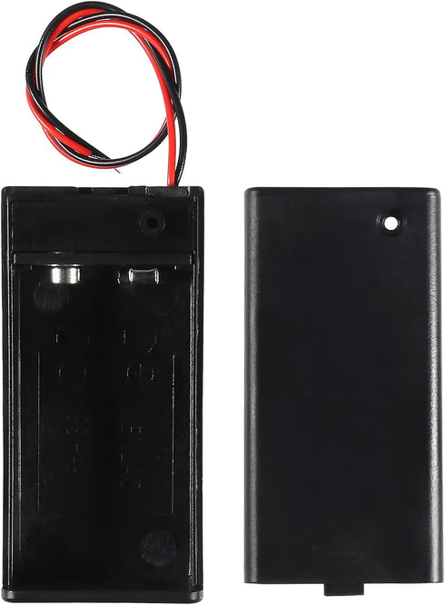 DIANN 4pcs 9V 9V 9V Battery Holder with ON/Off Switch Battery Case with Switch Battery Case Holder with Cover Storage