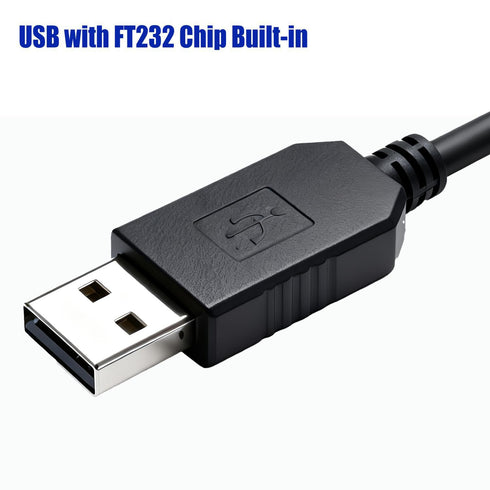 RJ12 6P6C FT232Chipset,1.8M 6FT USB to Hand Controller PC Link Cable of Orion Skywatcher Synscan, Hand Controller