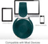 RAT TAIL Bluetooth Headset, Comfortable Over Ear Stereo Wireless Headphones with Mic, 20H Playtime, Deep Green