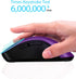 memzuoix 2.4G Wireless Mouse, 1200 DPI Computer Mouse with USB Receiver, Portable Cordless for Laptop, PC, Desktop,