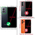 TJS Boost Celero5G SC 2024 Case, Hybrid Shockproof Metallic Brush Finish with Tempered Glass Screen Protector, Black