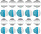 40Pcs Phone Metal Plates, Round Mobile Phone Metal Plate Made of Iron, Adhesive Cell Phone Case Back Magnet Stickers