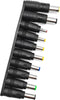 10pcs DC Connector Jack Power Socket, Universal DC Barrel Jack Adapter for Lenovo, Dell, HP, Asus, Acer, Toshiba, Sony