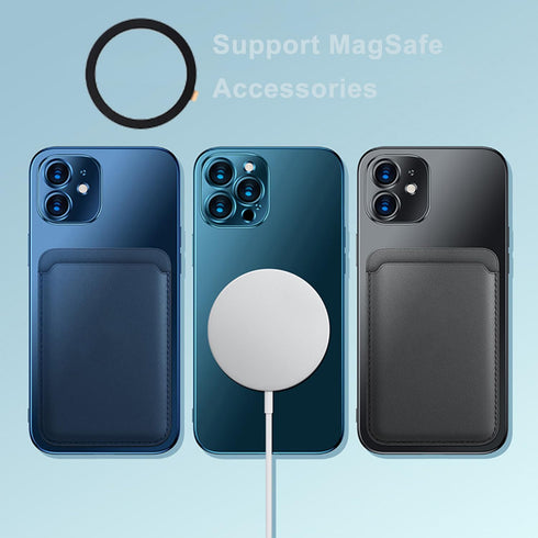 TENOC 3Pcs, Universal Metal Ring Sticker for Magnetic Charger Compatible with iPhone/Samsung/Android All Cellphones