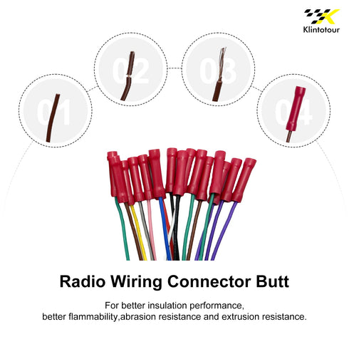 2008-2019/Kia 2013, Radio Wiring Harness Compatible with Mit-Subi-shi Stereo Installation Wire Harness Kit Aftermarket