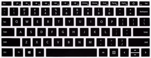 Keyboard Cover for 12.4" Microsoft Surface Laptop Go 2, 14" 2022 & Surface Laptop Go 2021 with Touchscreen Skin