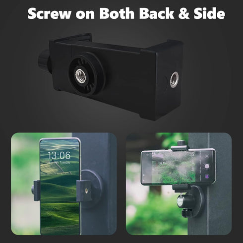Heavy Duty Gym Magnetic Phone Mount Holder, Cell Phone Clamp for Ferrous Metal Surfaces, Designed for Gym, Motorcycles,