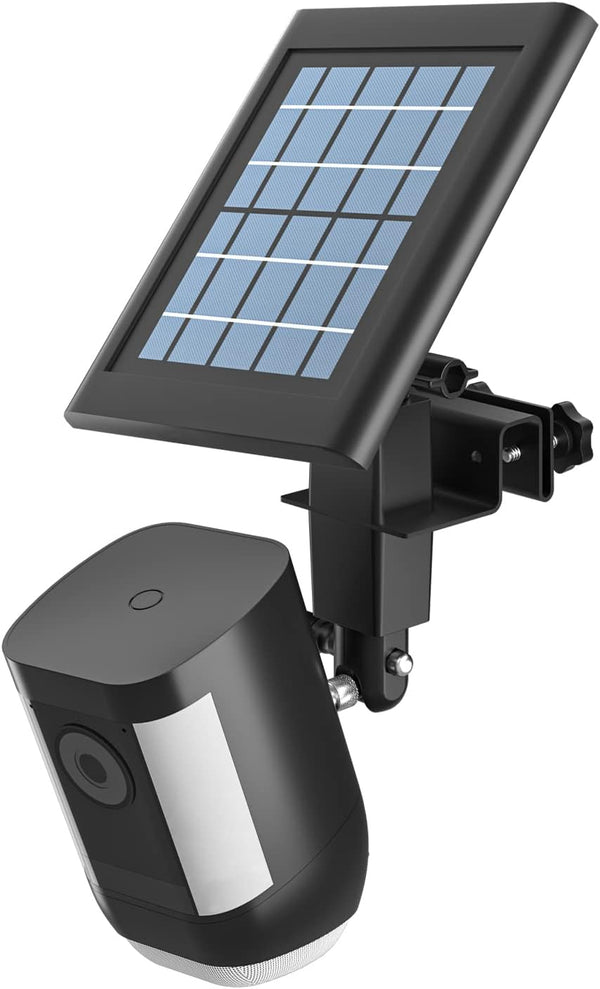 HOLACA 2-in-1 Weatherproof Gutter Mount for Solar Panel and Spotlight Cam, Compatible with 1/4 Screw Cameras