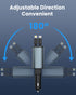 4 in 1 Retractable Car Charger, 60W Fast Phone Charger with Cord, Compatible with iPhone 15/14/13/12/11 Pro Max