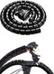 Black Cable Wire Organizer Cord Sleeve, 5 Feet EZ Cable Sleeve Bundler for Home & Office Management