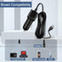 Dash Camera Car Charger, Mini USB and Micro USB Interfaces, Driving Recorders Power Cord Universal Car Adapter Power Cord 3.5m/11.5ft 12V/24V to DC5V 2A(I Interface)