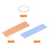 MECCANIXITY Copper Heatsink 70x20x3mm, Thermal Pad and Rubber Ring for M.2 SSD Memory, PC, Laptop Cooler Set