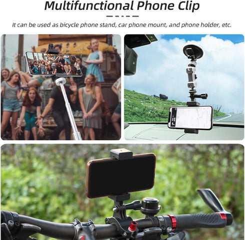 Fergio OSMO Pocket 3 Front Phone Mount Accessories, 1/4” Thread Screw, Used with Tripod and Expansion Mount
