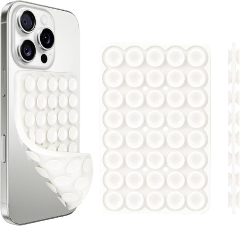 Giumel 1 Pack Silicone Suction Cup Phone Case Mount Double Sided, Phone Accessories