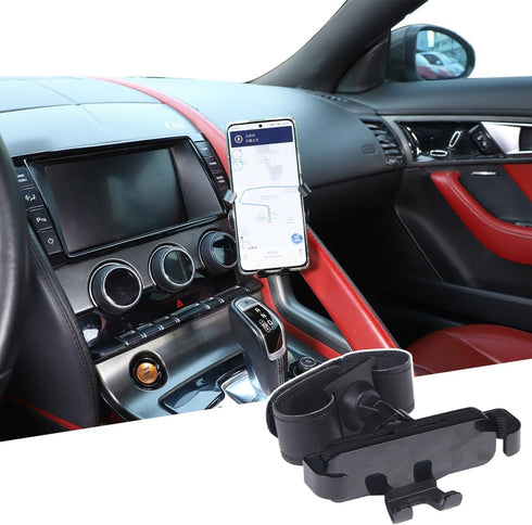Car Phone Mount for Jaguar F-Type 2013-2024, Central Control Armrest Accessories (Style A)