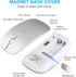 Wireless Keyboard and Mouse, Full Size USB Portable Plug and Play, Low Profile Quiet Compact for Mac PC Laptop Tablet