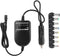 Universal 80W DC Car Charger, 15-24V Power Supply Adapter Set for Laptop Notebook