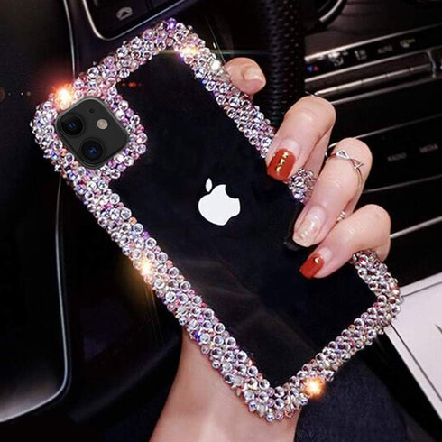 BONITEC Jesiya 3D Glitter Sparkle Bling Case for iPhone 11, Luxury Shiny Crystal Rhinestone Diamond Protective Cover