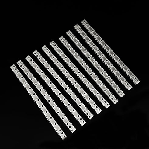 URIMPAVIDO 10PCS 0.5 Module Plastic Gear Plastic Connecting Rod Long Strip Rack Gear