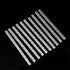 URIMPAVIDO 10PCS 0.5 Module Plastic Gear Plastic Connecting Rod Long Strip Rack Gear