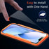 Ferilinso 3 Pack Screen Protector for iPhone 14 / iPhone 13 with 2 Pack Tempered Glass Camera Lens Protector, Phone