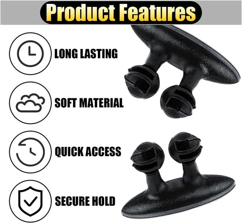 8PCS Car Cable Clips, USB Cable Line Clip Holder, Durable Strong Adhesive Cord Organizer for Car Management