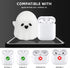 Compatible AirPods Case Cover, Glow in The Dark Cute Ghost Case for AirPods 2nd & 1st, Soft Silicone