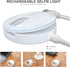 Generic 3 Selfie Ring Light for iPhone, Android, Tablet - Rechargeable Clip-on Light Levels