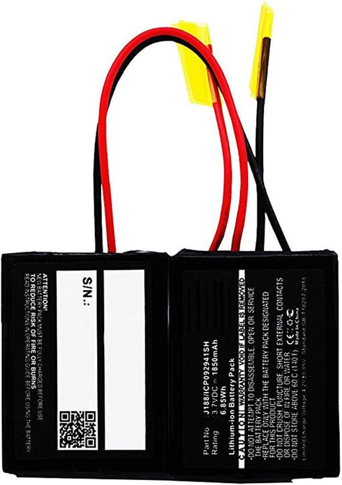 J188/ICP092941SH Battery Replacement for Beats by Dr. Dre Pill 1.0 Portable Wireless Bluetooth Speaker