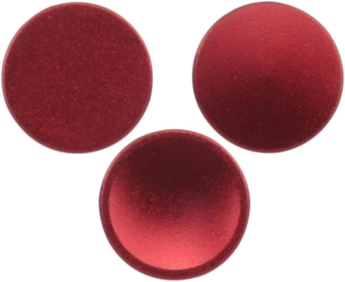 DGZZI 3PCS Metal Shutter Release Buttons Camera Shutter Release Buttons Red Concave Convex