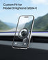 TEMAI 3 2024+(Highland) Magnetic Phone Mount for Tesla Model - Strong MagSafe Car Phone Mount, Specifically for Center