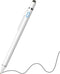 NTHJOYS 2 in 1 Rechargeable Digital Pen, Fine Point Stylus for iPhone/iPad Pro/Mini/Air/Samsung Touch Screens