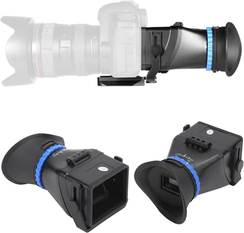 Hilitand Camera Viewfinder, 3X Amplification for Camera Camcorder with 3in/3.2in Screen SLR Viewfinder