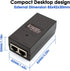 Gigabit PoE Injector 48V15.4W Power Adapter - IEEE 802.3af Compliant, Compatible with Ubiquiti, TP-Link, EnGenius