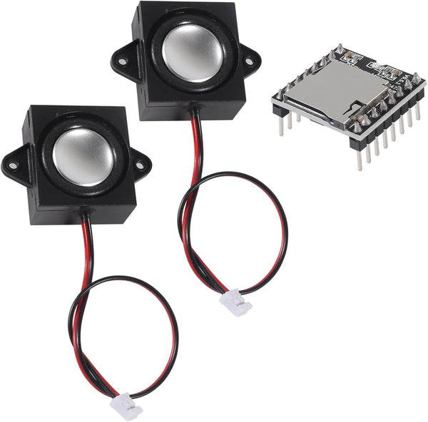 Diitao 2pcs 3 W 4 Ohm Mini Speaker Micro Speaker JST-PH2.0mm 2 pin