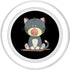 Pacifier Cat Outfit Cute Baby Cat Pacifier Costume for Boys and Girls PopSockets PopGrip for MagSafe