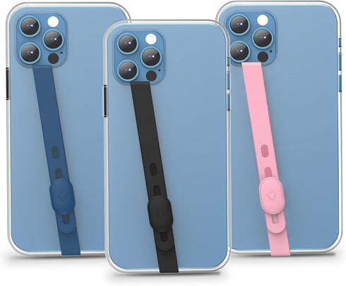 NTidea (3 Pack) Finger Phone Grip, Adjustable Silicone Cellphone Strap for Phone Case as Phone Loop Holder for iPhone
