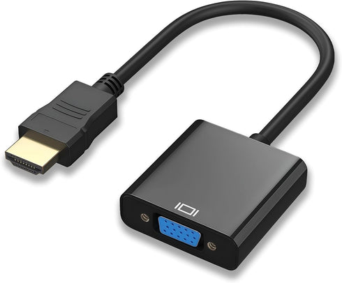 Wanme HDMI to VGA Adapter, High-Speed HDMI to VGA Converter Adapter (Male to