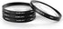 58mm Close-up Filter Set (+1,+2,+4,+10) - Professional Macro Filter with Pouch for Camera Lens