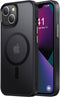Thomo iPhone 13/14 Case - Strong Magnetic, 10FT Drop Resistant, Matte Skin, Aluminum Alloy Keys, Black, Compatible with